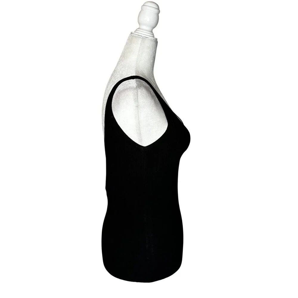 Ivy Oak Kym Knit Top in Black 36 New Womens Tank Sleeveless